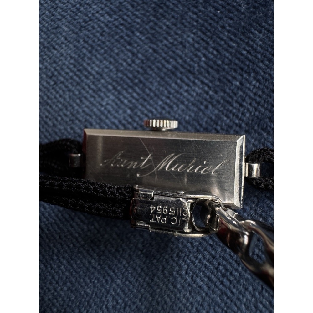 Antique Art Deco Ladies Cocktail Watch in Solid10% Iridium Platinum & Diamonds - Picture 5 of 14